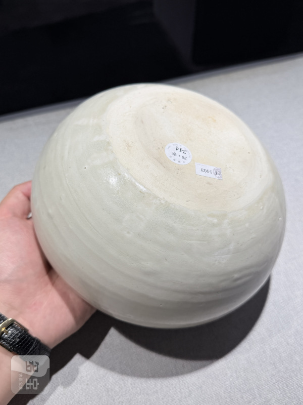 明 白釉钵式炉 - 图6